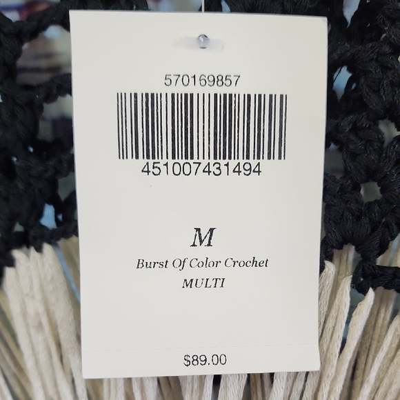 Boston Proper Multicolor Crochet Blouse - Picture 4 of 4